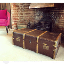 Load image into Gallery viewer, Vintage Steamer Trunk