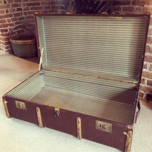 Load image into Gallery viewer, Vintage Steamer Trunk