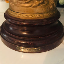 Load image into Gallery viewer, Emile Bruchon (act. ca. 1880-1910) - Large Sculpture "Protection" - 52 cm - Art Nouveau - Zamac - ca . 1900