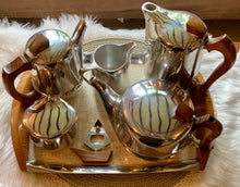 Load image into Gallery viewer, Picquot Ware Tea & Coffee pot set with Tray & Bottle Opener