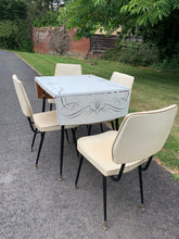 Load image into Gallery viewer, Original 1950’s Formica Dining Table & Chairs