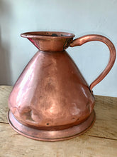 Load image into Gallery viewer, Large 19th Century Antique Two Gallon Copper  Haystack Measuring Jug