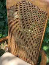 Load image into Gallery viewer, Old Cane Back Carver Armchair
