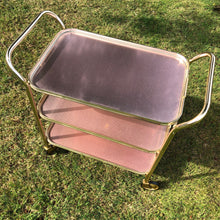 Load image into Gallery viewer, Pretty in Pink Vintage Tea / Drinks Trolley