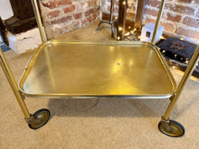 Load image into Gallery viewer, 1960’s Gold Tea Trolley