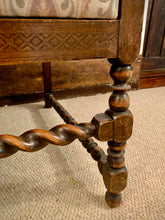 Load image into Gallery viewer, 19th Century Oak Barley Twist Bergere Armchair