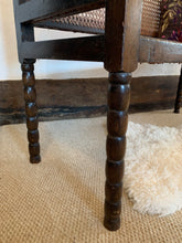 Load image into Gallery viewer, Antique Cane Bench Seat