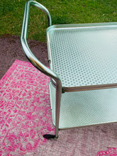 Load image into Gallery viewer, Original Mint Green Woodmet Cocktail Drinks Trolley