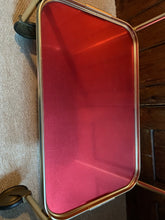 Load image into Gallery viewer, Red 1970’s 2 Tier Drinks Trolley