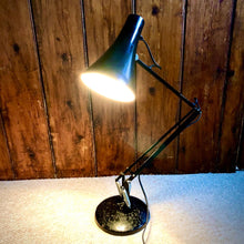 Load image into Gallery viewer, Vintage Industrial Anglepoise Lamp Black Herbert Terry Model 90