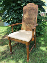 Load image into Gallery viewer, Old Cane Back Carver Armchair