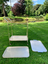 Load image into Gallery viewer, Original Soft Gold Woodmet Cocktail Drinks Trolley