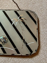 Load image into Gallery viewer, Large Pyramid Etching Art Deco Mirror