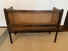 Load image into Gallery viewer, Antique Cane Bench Seat