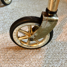 Load image into Gallery viewer, Vintage Marble Effect 2 Tier Drinks Trolley with Bottle Holders and Trays