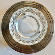 Load image into Gallery viewer, Antique Silver Plate G Bowen & Son Dolphin / Fish Glass Salt / Mustard Pot