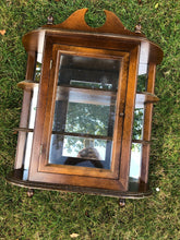Load image into Gallery viewer, Stunning Antique Wall Cabinet with Mirror Backing