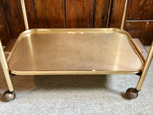 Load image into Gallery viewer, 1960’s Original Woodmet 2 Tier Drinks Trolley