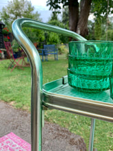 Load image into Gallery viewer, Original Mint Green Woodmet Cocktail Drinks Trolley