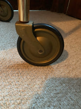 Load image into Gallery viewer, Red 1970’s 2 Tier Drinks Trolley