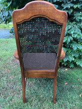 Load image into Gallery viewer, Old Cane Back Carver Armchair