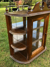 Load image into Gallery viewer, Stunning Antique Wall Cabinet with Mirror Backing