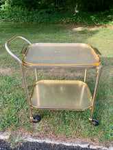 Load image into Gallery viewer, 1960’s 2 Tiered Drinks Trolley