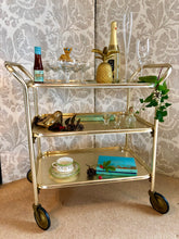 Load image into Gallery viewer, Vintage 1970’s Drinks Trolley
