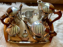 Load image into Gallery viewer, Picquot Ware Tea & Coffee pot set with Tray & Bottle Opener