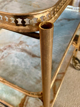 Load image into Gallery viewer, Marble Effect 3 Tier Drinks Trolley