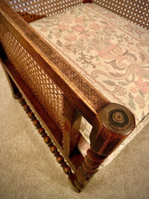 Load image into Gallery viewer, 19th Century Oak Barley Twist Bergere Armchair