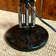 Load image into Gallery viewer, Vintage Industrial Anglepoise Lamp Black Herbert Terry Model 90