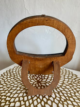 Load image into Gallery viewer, Decorative 1930’s Basket Shape Freestanding Mirror