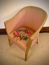 Load image into Gallery viewer, Pretty Pink Lloyd Loom Bedroom Chair