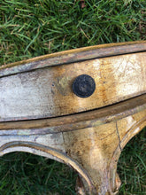 Load image into Gallery viewer, A pair of antique gold leaf French wall-mounted console tables