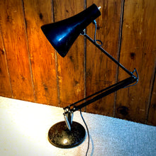Load image into Gallery viewer, Vintage Industrial Anglepoise Lamp Black Herbert Terry Model 90
