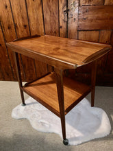 Load image into Gallery viewer, Mid Century Teak Drinks / Utility Trolley