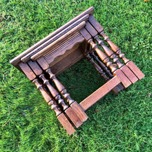 Load image into Gallery viewer, Nest of 3 Heavy Solid Oak Tables