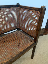 Load image into Gallery viewer, Antique Cane Bench Seat