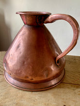 Load image into Gallery viewer, Large 19th Century Antique Two Gallon Copper  Haystack Measuring Jug