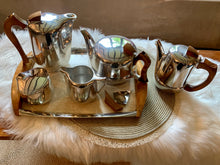Load image into Gallery viewer, Picquot Ware Tea & Coffee pot set with Tray & Bottle Opener