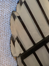 Load image into Gallery viewer, Stunning Art Deco Mirror with Wooden Motif Surround