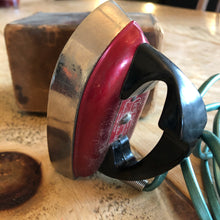 Load image into Gallery viewer, Vintage Clem travelling iron 1950s, with box and stand