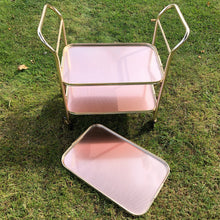Load image into Gallery viewer, Pretty in Pink Vintage Tea / Drinks Trolley