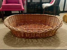 Load image into Gallery viewer, Large Wicker Dog Bed