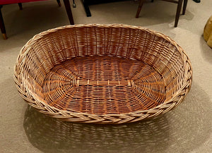 Large Wicker Dog Bed