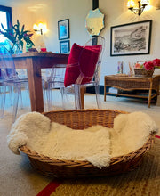 Load image into Gallery viewer, Large Wicker Dog Bed