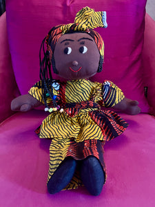 Poupée Africaine - African Doll with baby