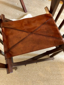 J.A. Marshall & Sons, Rangpur Leather Study Desk & Directors Chair