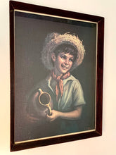 Load image into Gallery viewer, “Country Boy” Framed Oil Painting, by Tovine